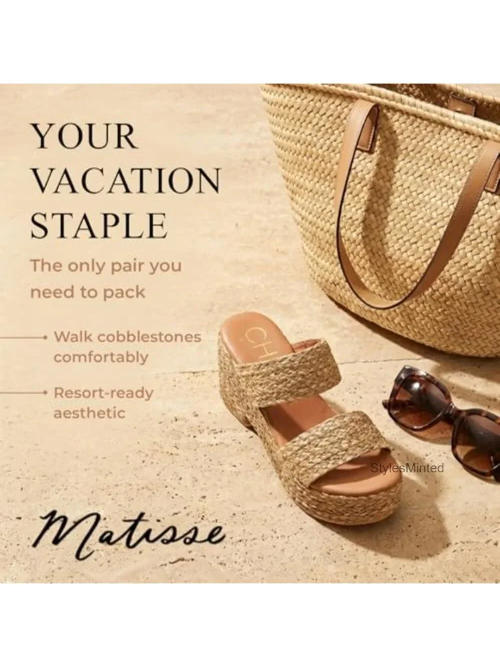 Woven Raffia Platform Wedge Sandals Bohemian Espadrille Summer Beach Shoes